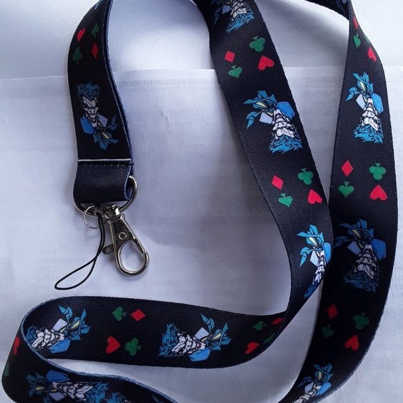 Most Popular Villain DC Comics The Joker One Size Lanyard with Clip - Picture 2 of 7
